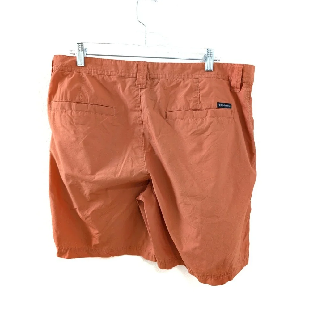 Columbia Men's Washed Out Shorts Orange 35 8in Inseam 1491953